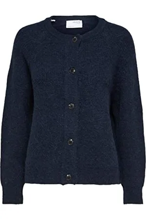SELECTED Damen Slflulu Ls Knit Short Cardigan B Noos Strickjacke, , M EU