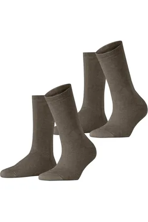 ESPRIT Damen Socken Cloud Multipack W So Baumwolle einfarbig 2 Paar, , 35-38