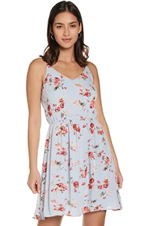 ONLY ONLKARMEN S/L Short Dress AOP WVN NOOS