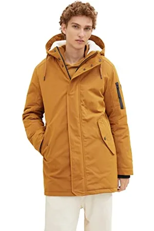 TOM TAILOR Herren Wasserabweisender Parka, gefüttert 1020243, , L