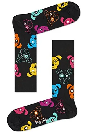 Happy Socks Damen Freizeitsocken Dog Socken, , 36-40 (Herstellergröße: 36-40)