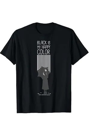 Wednesday Black Is My Happy Color Quote T-Shirt