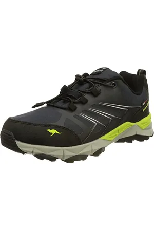 KangaROOS Unisex K-AD Ground RTX Sneaker, dk Navy/Lime, 37 EU