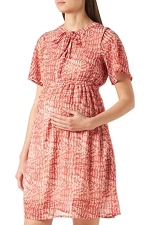 Noppies Damen Jurk met korte mouwen en all-over-print Kleid, , 38 EU