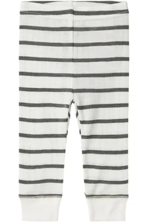 NAME IT Baby - Jungen Nbmwang Wool Needle Longjohn Noos Leggings, , 74 EU