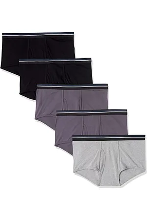 Amazon Herren Baumwollslips Unterwäsche ohne Etikett, 5er-Pack, , 6XL Große Größen