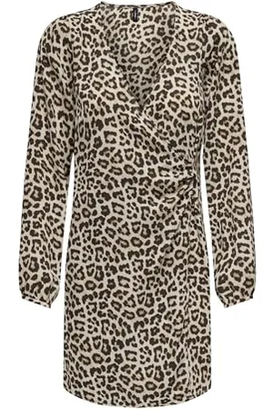 ONLY Damen ONLALMA Life Poly L/S GINA Dress Kleid, , X-Small