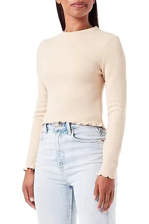 ONLY Damen Onlkitty L/S Top Cropped JRS Noos, , M
