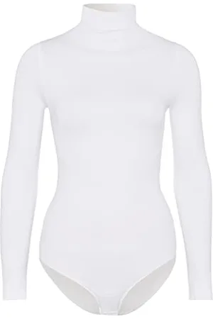 Falke Damen Shapewear Ganzkörper-Body Rich Cotton W Bo Baumwolle Langarmbody 1 Stück, , M 40-42