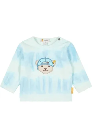 Steiff Baby - Jungen T-Shirt Langarm, Teddykopf, Surfing, , 56