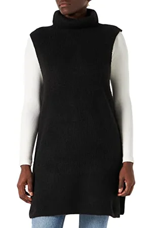 Pieces® Damen Pcellen Rollneck Long Knit Vest Noos Bc, , S
