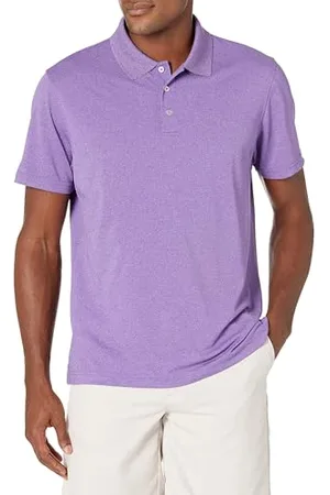 Amazon Herren Golf-Poloshirt, Schnell Trocknend, Schmale Passform, , L