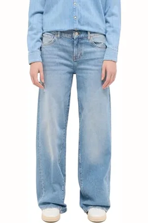 Mustang Damen Jeans Hose Style Medley Wide Leg