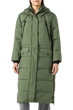 Replay Damen Daunenmantel aus recyceltem Material, (Grün), S