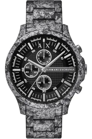 Armani Exchange Watch for Men, Automatic Movement and 46mm Case Size with Stainless Steel, Leather or Silicone Strap