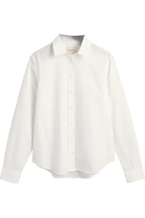 GANT Damen REG POPLIN Shirt, White, 46