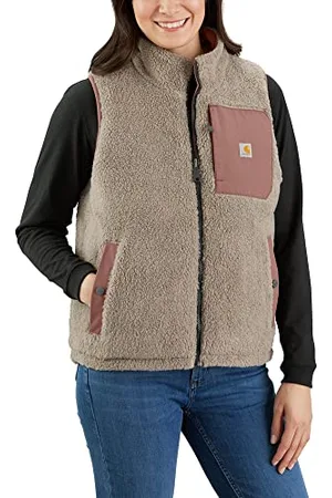 Carhartt Damen Relaxed Fit Wendeweste mit wasserabweisender Oberfläche und Wind Fighter-Technologie, Farbe: , Gr: M