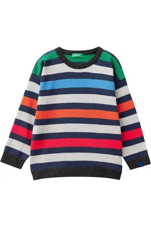 Benetton Jungen Maglia G/C M/L 1036H1021 Pullover, , XS