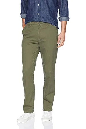 Amazon Herren Legere Stretch-Chinohose mit gerader Passform, , 33W / 30L