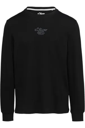 QS by s.Oliver Langarmshirt mit Logo Stitching