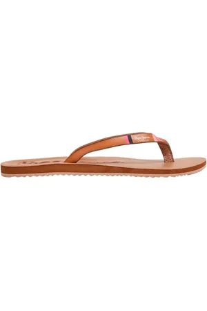 Pepe Jeans Damen Java Print Flip-Flop, Braun (Tobacco Brown), 3