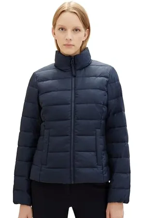 TOM TAILOR Damen Lightweight Steppjacke mit Stehkragen, , L