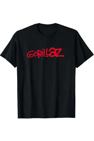 Gorillaz Paint Brush Red Logo T-Shirt