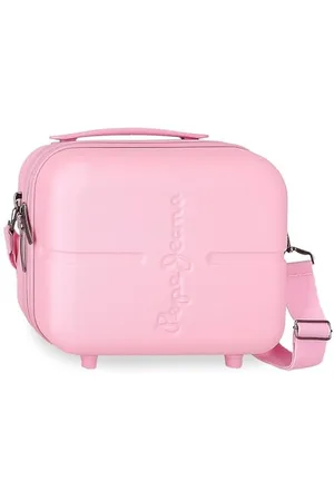 Pepe Jeans Highlight Kulturbeutel, anpassbar, mit Umhängetasche, Rosa, 29 x 21 x 15 cm, Harter ABS-Kunststoff, 9,14 l, 0,63 kg, Rosa, Kulturbeutel mit Schulterriemen