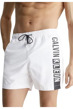 Calvin Klein Herren Badehose Medium Drawstring-Graphic Lang, , XXL