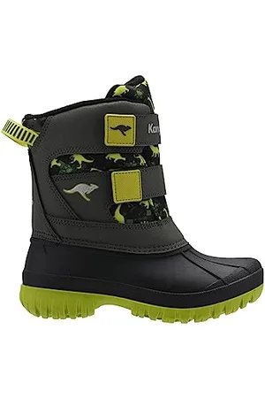 KangaROOS Herren K-Pe Snooze RTX Schneestiefel, Military Green/limetta, 36 EU