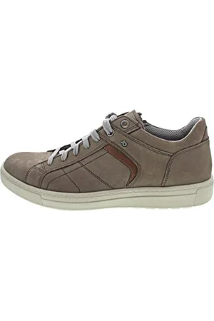Jomos Herren Rallye Sneaker, Smoke/Cognac, 44 EU Weit