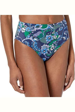 Amazon Damen Bikinihose mit Hohem Bund und Hohem Beinausschnitt, , 38