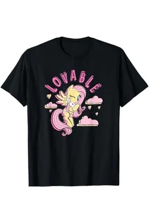 My Little Pony : Friendship Is Magic Fluttershy Lovable Logo T-Shirt