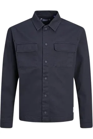 JACK & JONES Jungen JJEON Overshirt LS MNI Langarmhemd, , 128 cm