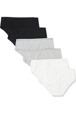 Amazon Damen Midi-Unterwäsche aus Baumwolle, 6er-Pack, , 44