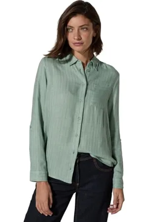 CECIL EOS_Melange Pinstripe Blouse
