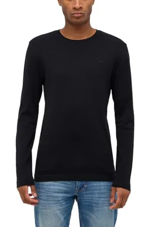 Mustang Herren Langarm-Shirt Anton B Basic