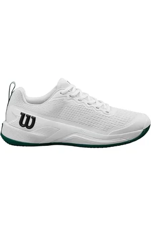 Wilson Herren Rush Pro 4.5 Tennis Shoe, White/White/Aventurine, 40 EU