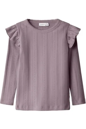 NAME IT Mädchen Nmfjulia Ls Slim Top Noos, , 110 EU