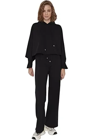 Trendyol Damen Herren Loungewear Mittlerer Bund Regular Jogginghose Sweatpants, , XS EU