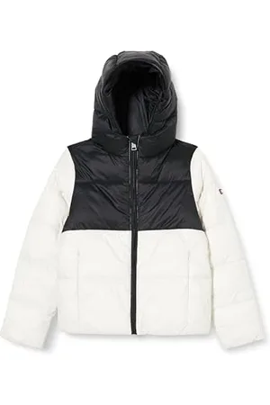 Champion Mädchen Legacy Outdoor G - Light WR Colorblock Hooded Wattierte Jacke,