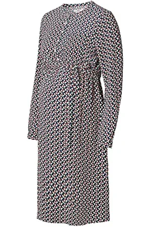 ESPRIT Damen Dress Woven Nursing Long Sleeve All-over Print Kleid, , 42 EU
