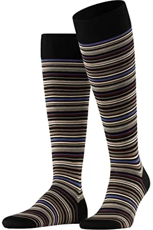 Falke Herren Kniestrümpfe Microblock M Kh Baumwolle lang gemustert 1 Paar, , 41-42
