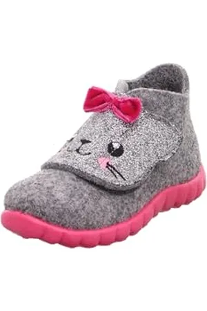 Superfit Baby - Mädchen Happy Hausschuh, , 19 EU