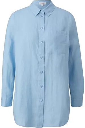 QS by s.Oliver Leinen Bluse Langarm