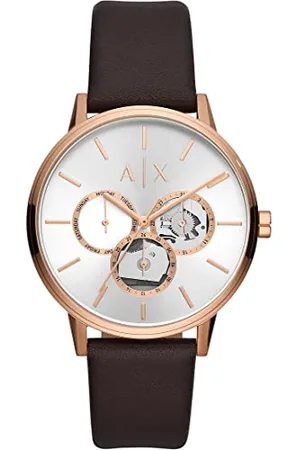 Armani Exchange Herrenuhr Multifunktionswerk Edelstahl roségoldfarben, AX2756