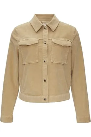 QS by s.Oliver Damen 2154583 Cord Jacke, 8310, 36