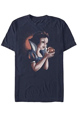 Disney Unisex Princesses Deep Stare Organic Short Sleeve T-shirt, , L