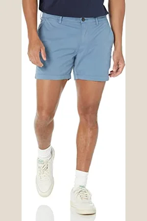 Amazon Herren 13 cm Flatfront-Chinoshorts mit hohem comfort in schmaler Passform (zuvor Goodthreads), , 28W
