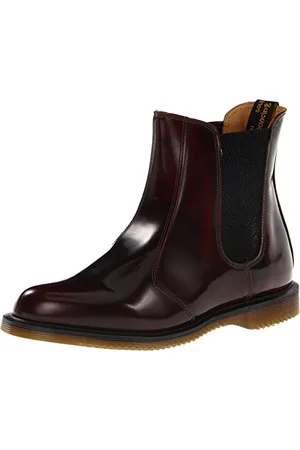 Dr. Martens Damen Flora 14650601 Chelsea Boots, Rot (Cherry Red)